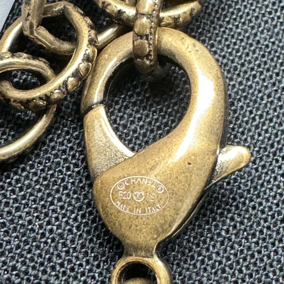 CHANEL 20 S STRASS FLOWER NECKLACE - Picture 3 of 4